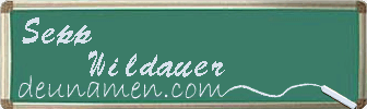 Sepp Wildauer Visitenkarte